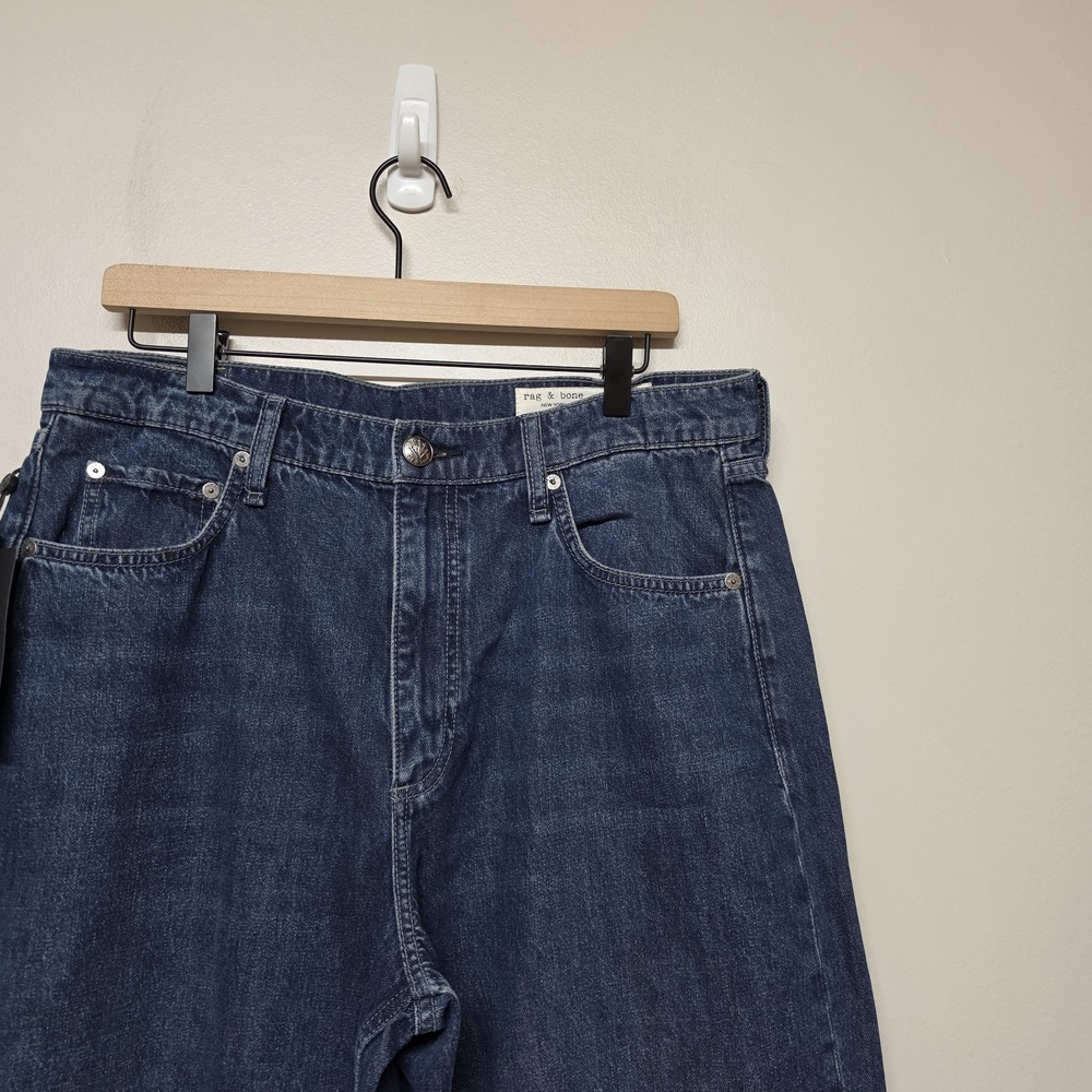 NWT Rag & Bone $368 The Sofie High Rise Ankle Wide Jeans In Dawn Jewel Size: 31‎ - Picture 4 of 10